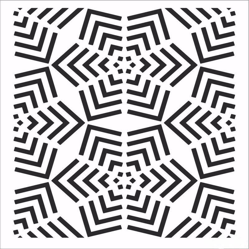 HDM148 Home Dekor Midi Stencil (25X25)