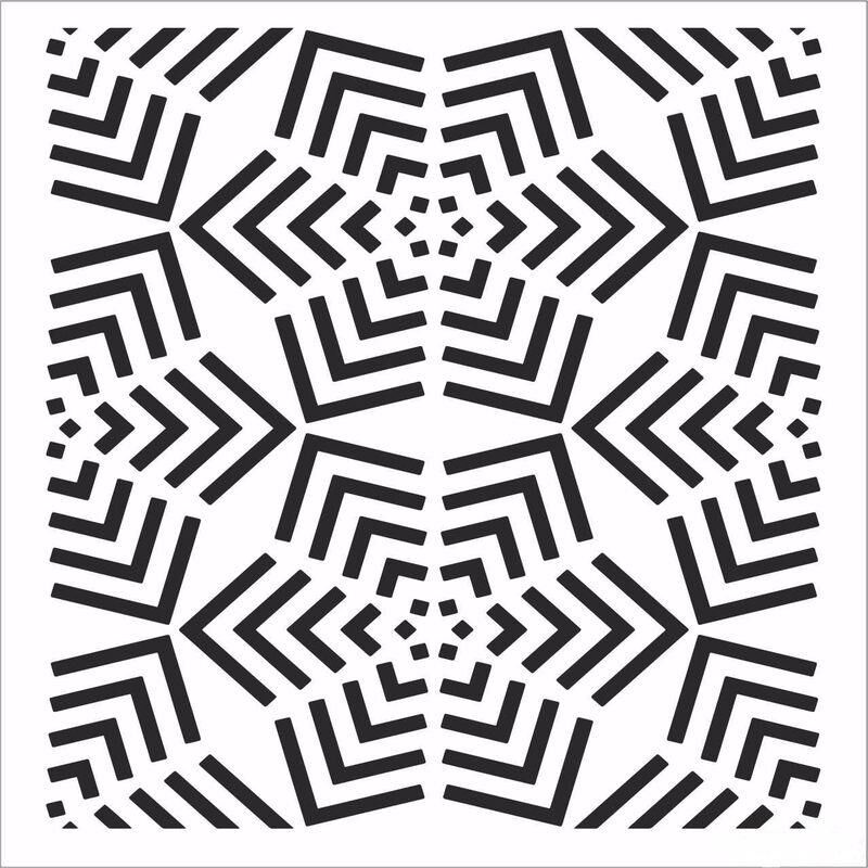 HDM148 Home Dekor Midi Stencil (25X25)