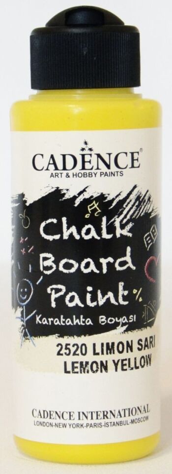 KARA TAHTA BOYASI 2520 LİMON SARI 120ML