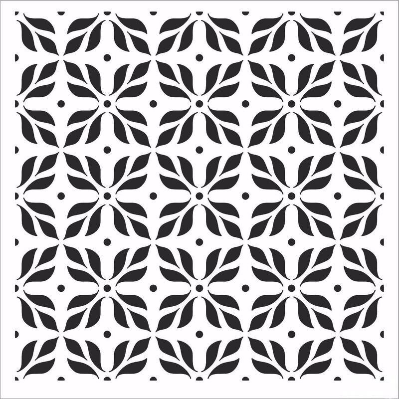 HOME DECOR MİNİ STENCIL HDM-152 25X25