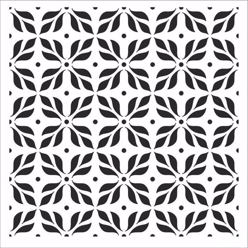 HOME DECOR MİNİ STENCIL HDM-152 25X25