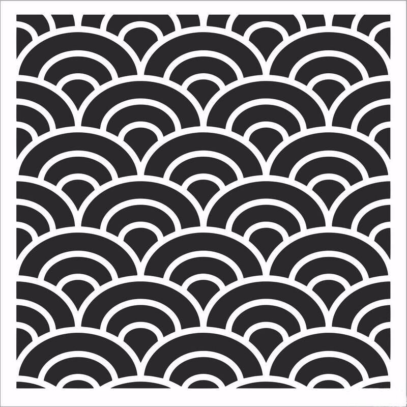 HOME DECOR MİNİ STENCIL HDM-156 25X25