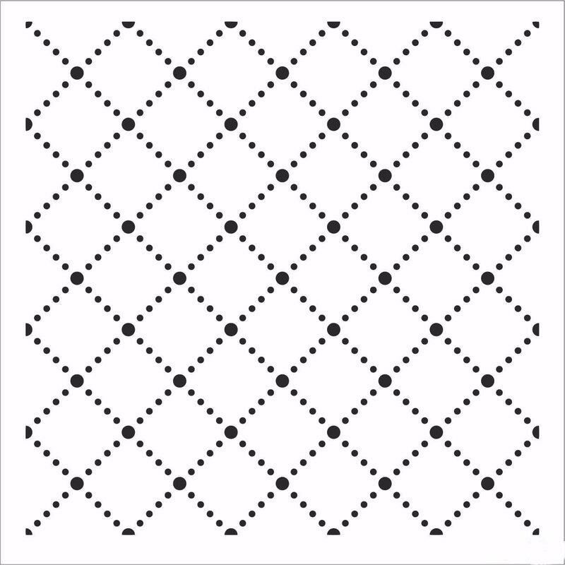 HDM158 Home Dekor Midi Stencil (25X25)