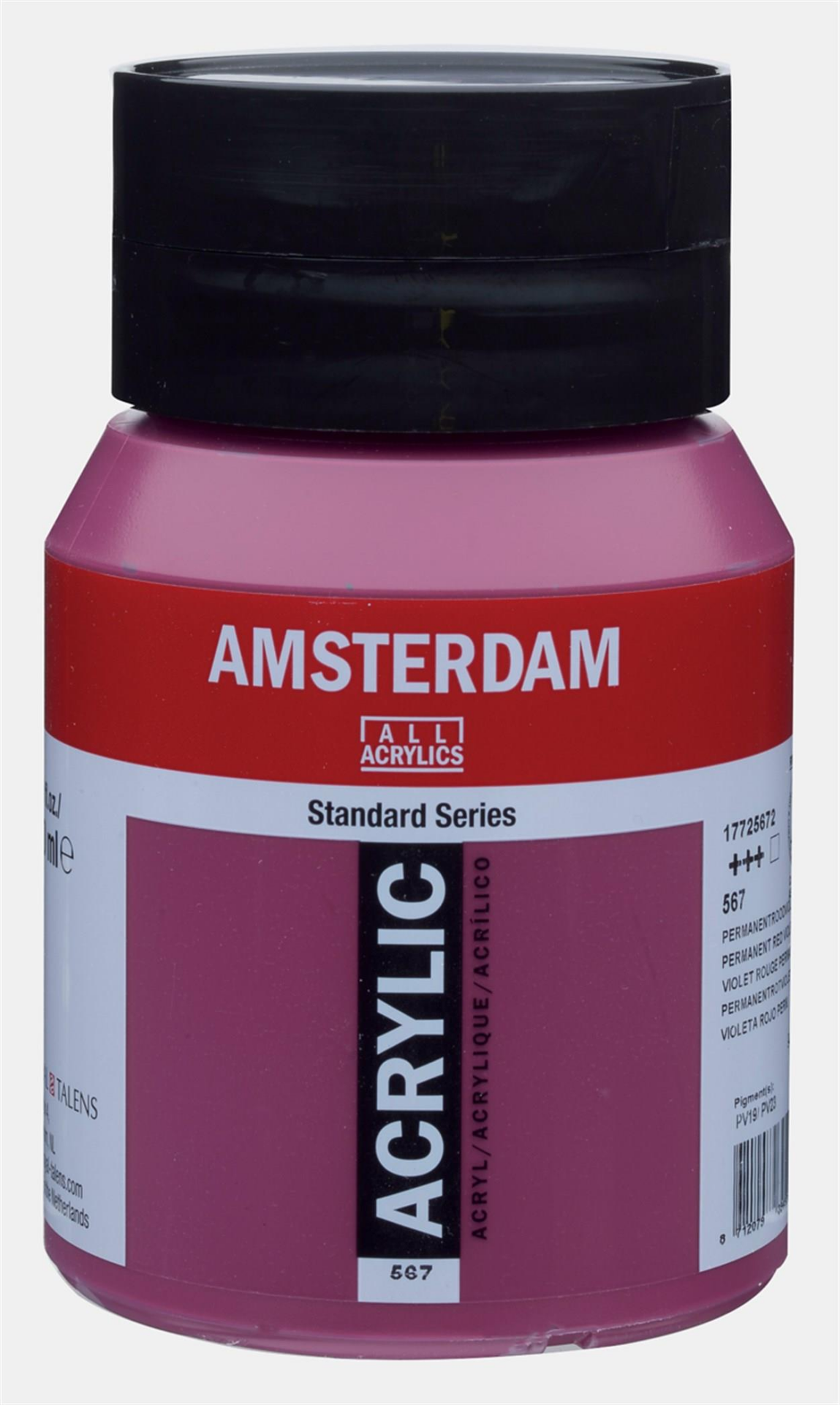 AAC ACRYLIC 500ML. PERM.RED VIOL
