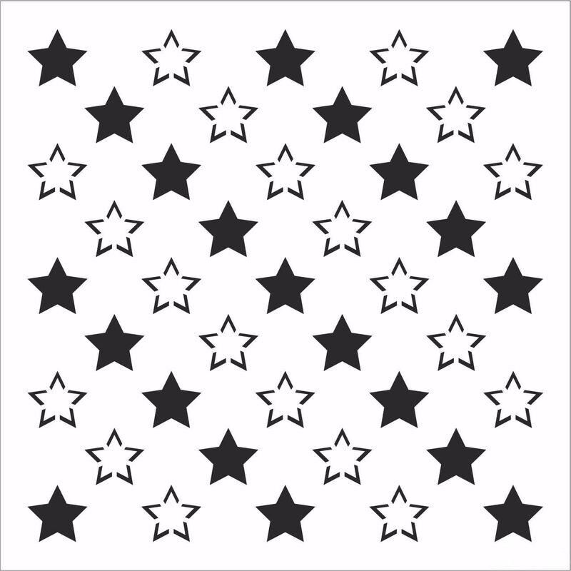 HOME DECOR MİNİ STENCIL HDM-163 25X25