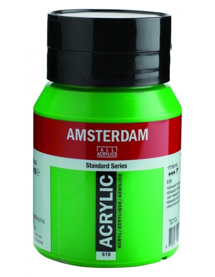 AAC ACRYLIC 500ML. PERM. GREEN LT