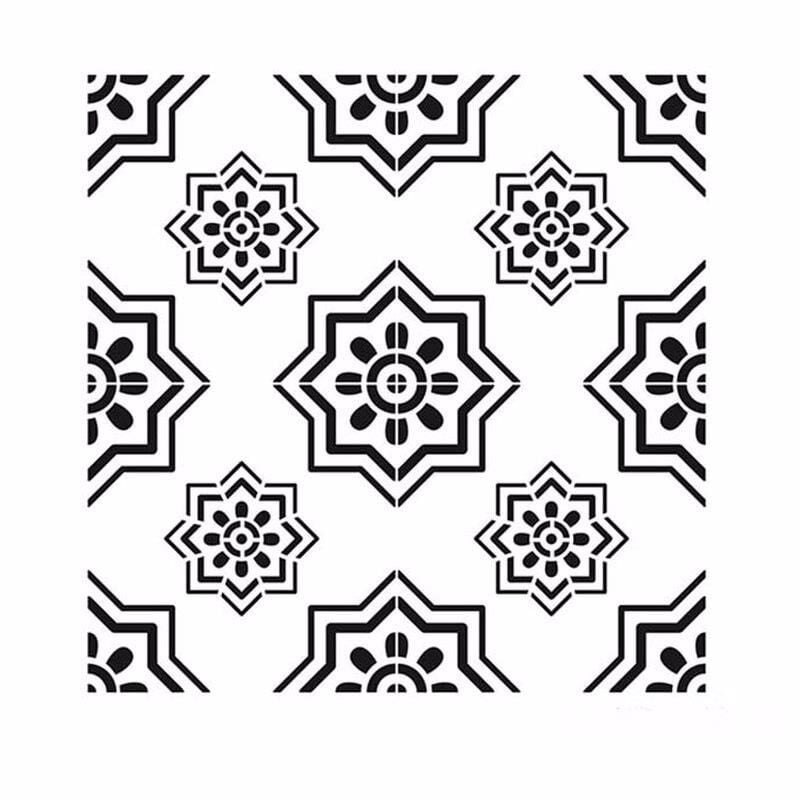 HOME DECOR MİNİ STENCIL HDM-178 25X25