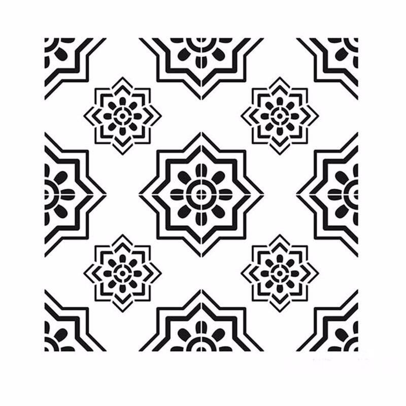 HOME DECOR MİNİ STENCIL HDM-178 25X25