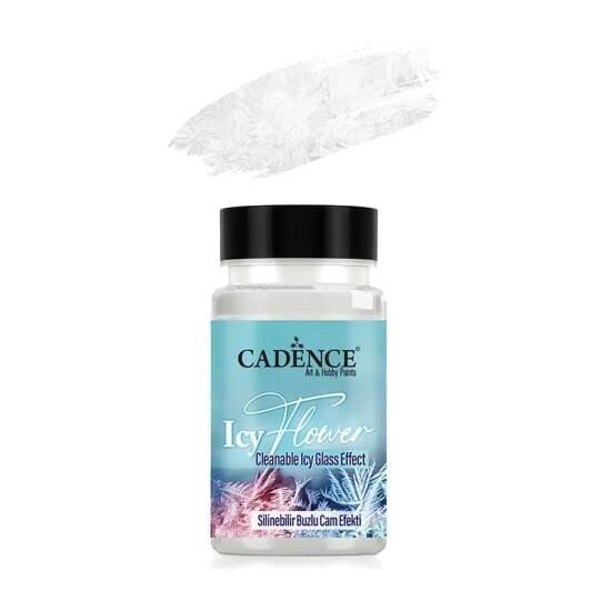ICY FLOWER SİLİNEBİLİR BUZLU CAM EFEKTİ IF-01 BEYAZ 90ML