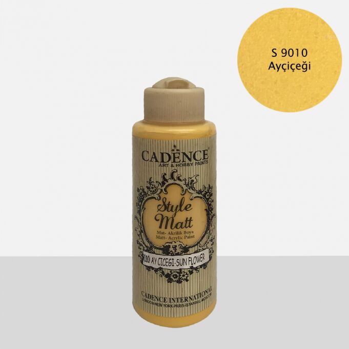 STYLE MAT AKRİLİK BOYA S-9010 AYÇİÇEĞİ 120ML