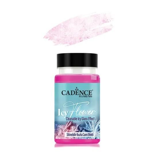 ICY FLOWER SİLİNEBİLİR BUZLU CAM EFEKTİ IF-03 PEMBE 90ML