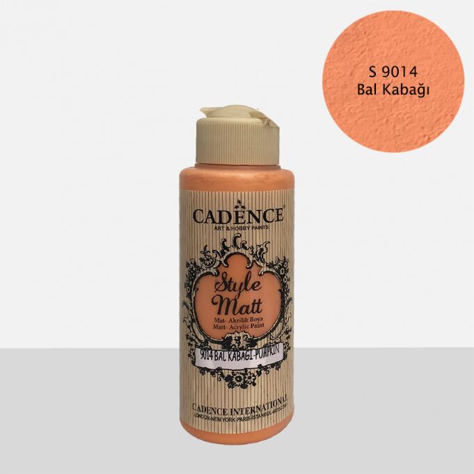 STYLE MAT AKRİLİK BOYA S-9014 BAL KABAĞI 120ML