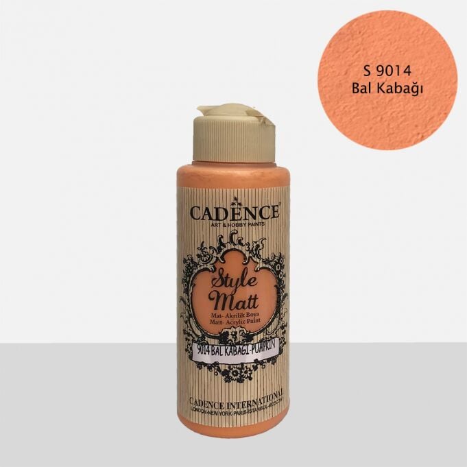 STYLE MAT AKRİLİK BOYA S-9014 BAL KABAĞI 120ML