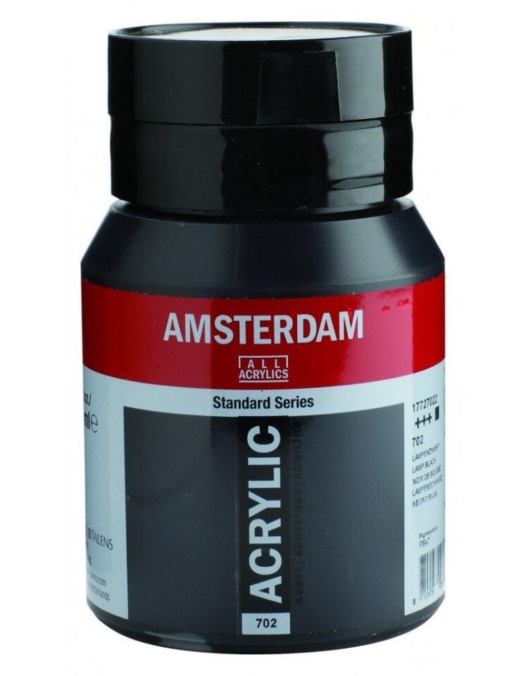 AMSTERDAM STANDART AKRİLİK 500 ML. LAMP BLACK