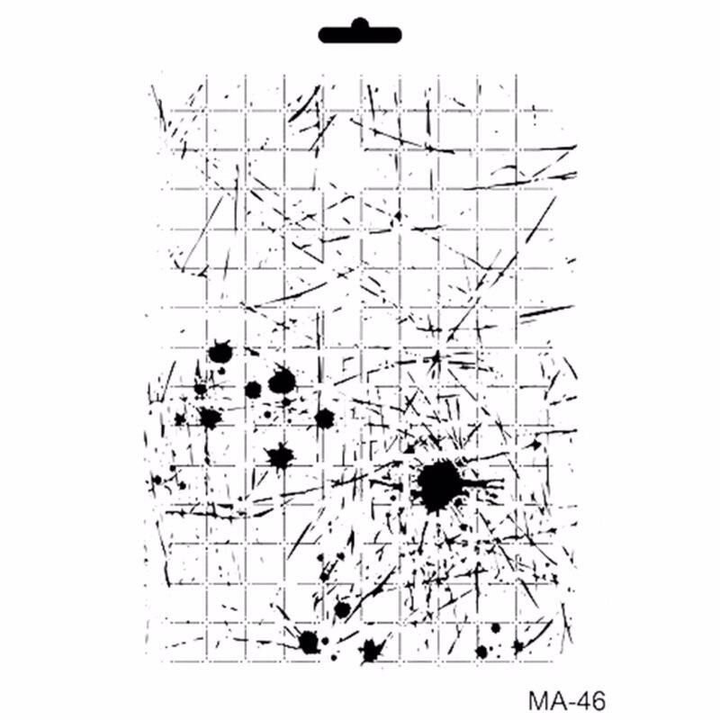 MIX MEDİA STENCIL MA SERİSİ MA46 21X29