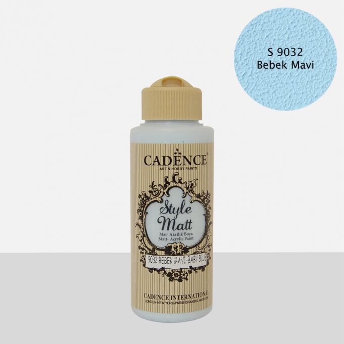 S9032 Bebek Mavi Mat Akrilik Boya