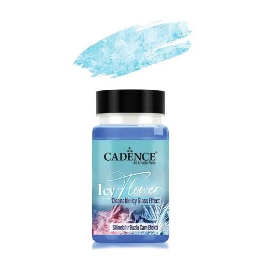 ICY FLOWER SİLİNEBİLİR BUZLU CAM EFEKTİ IF-05 MAVİ 90ML