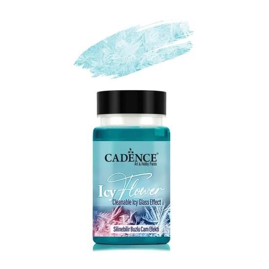 ICY FLOWER SİLİNEBİLİR BUZLU CAM EFEKTİ IF-06 TURKUAZ YEŞİL 90ML