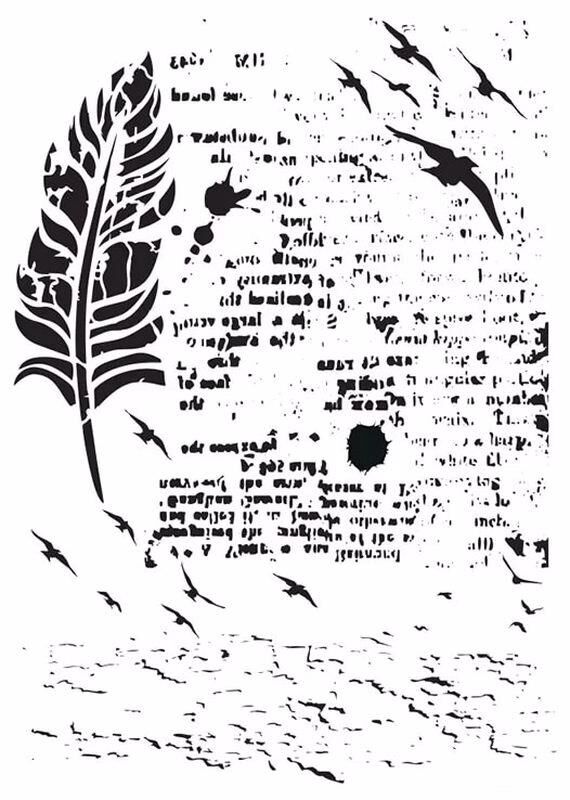 MIX MEDİA STENCIL MA SERİSİ MA69 21X29