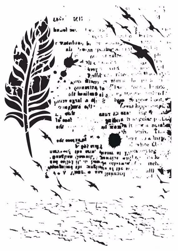MIX MEDİA STENCIL MA SERİSİ MA69 21X29