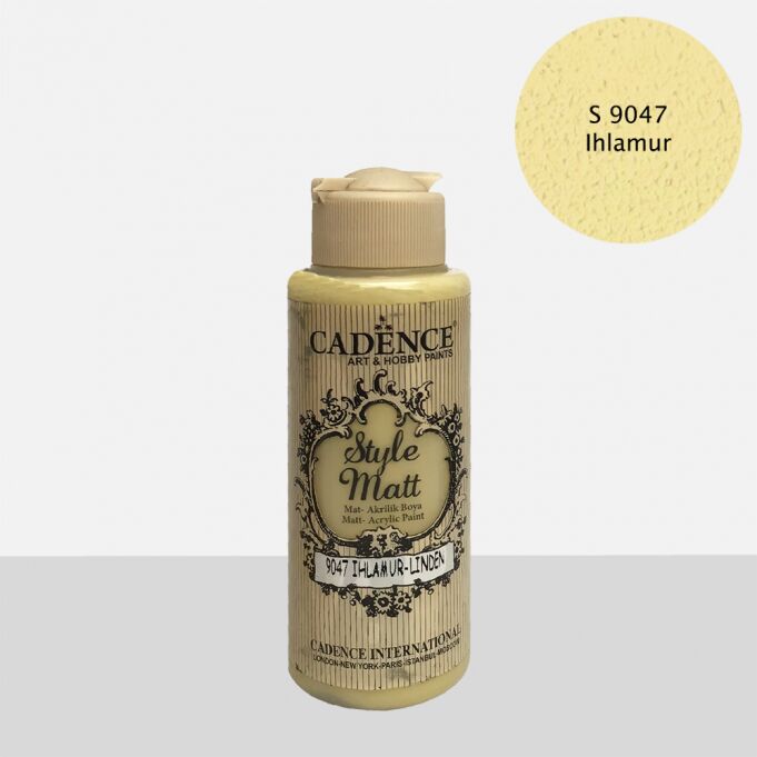 STYLE MAT AKRİLİK BOYA S-9047 IHLAMUR 120ML