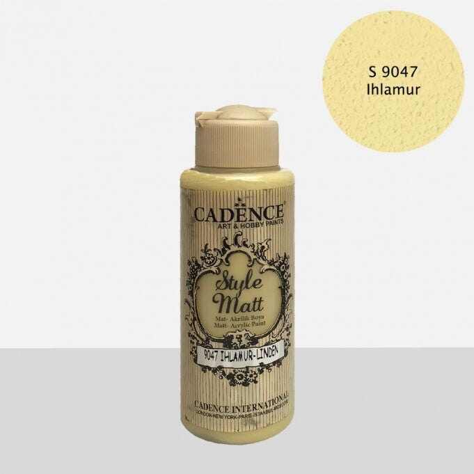 STYLE MAT AKRİLİK BOYA S-9047 IHLAMUR 120ML