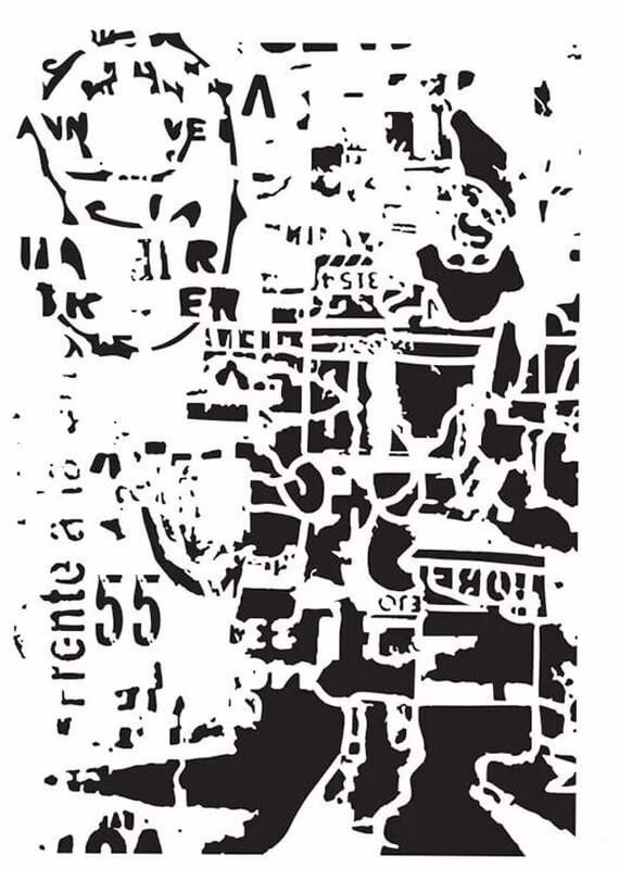 MIX MEDİA STENCIL MA SERİSİ MA76 21X29