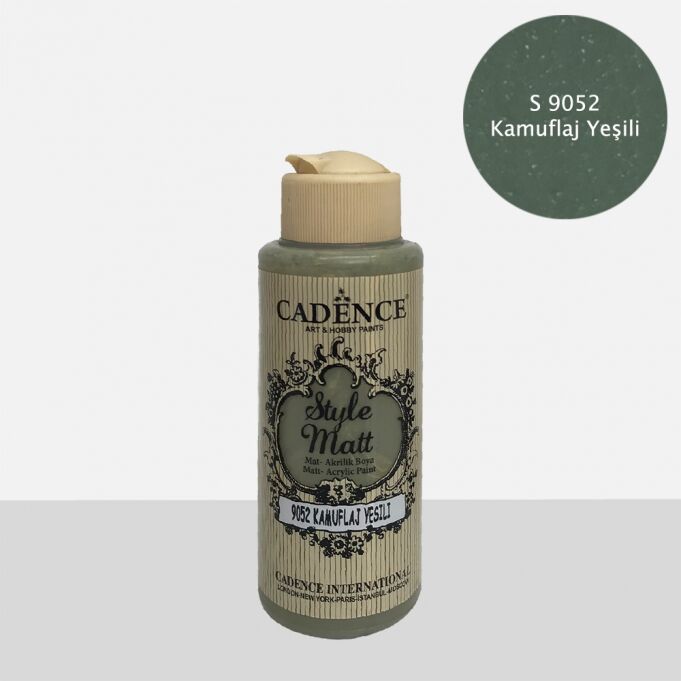 S9052 Kamuflaj Yeşili Mat Akrilik Boya
