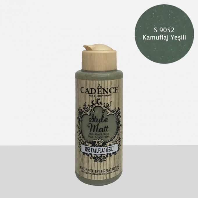 S9052 Kamuflaj Yeşili Mat Akrilik Boya