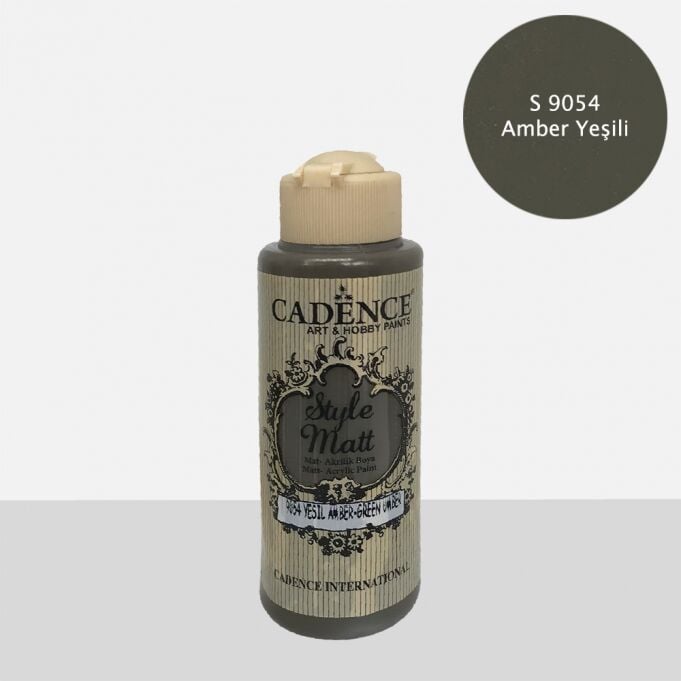 STYLE MAT AKRİLİK BOYA S-9054 YEŞİL AMBER 120ML