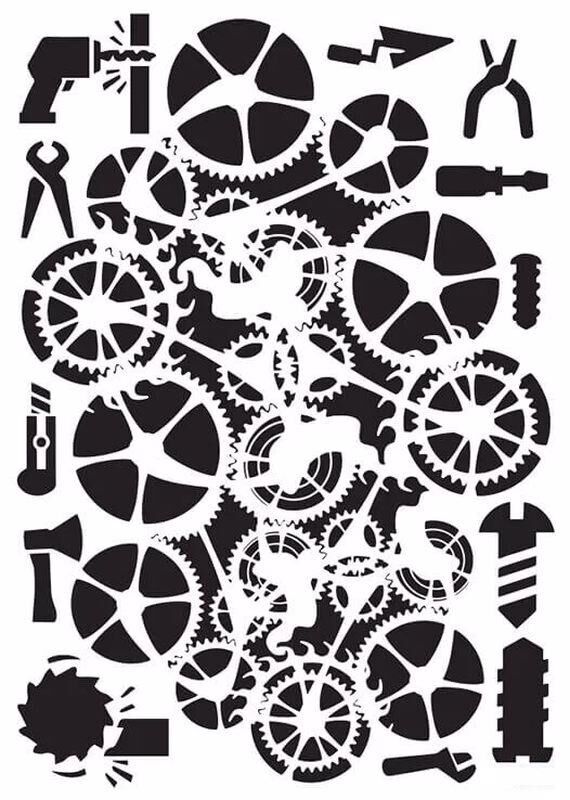 MIX MEDİA STENCIL MA SERİSİ MA82 21X29