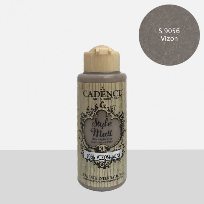 STYLE MAT AKRİLİK BOYA S-9056 VİZON 120ML