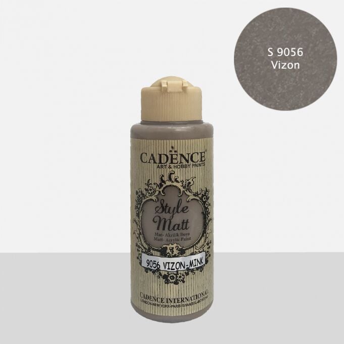 STYLE MAT AKRİLİK BOYA S-9056 VİZON 120ML