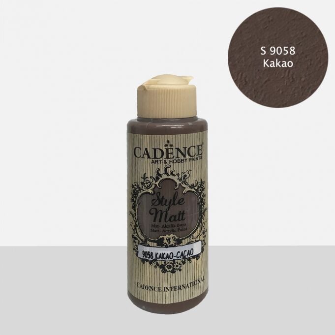STYLE MAT AKRİLİK BOYA S-9058 KAKAO 120ML