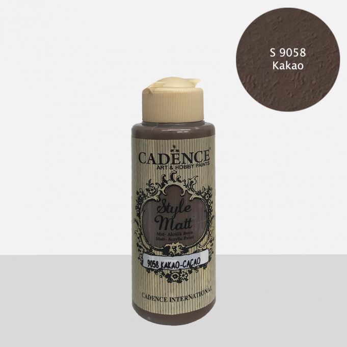 STYLE MAT AKRİLİK BOYA S-9058 KAKAO 120ML