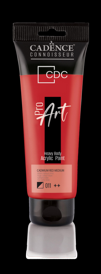PROART HEAVY BODY AKRİLİK BOYA PR-011 MEDIUM KADMİYUM KIRMIZI 120ML