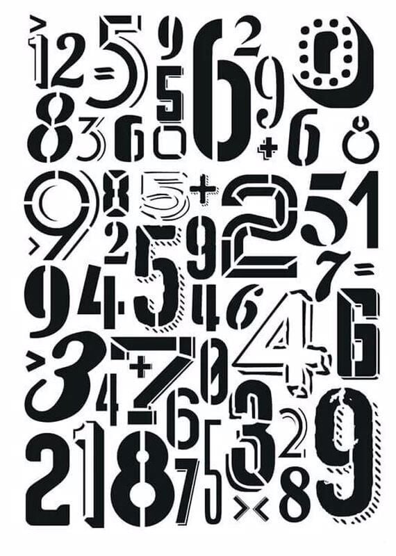 MIX MEDİA STENCIL MA SERİSİ MA93 21X29