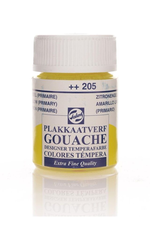 TALENS GOUACHE JAR 16ML LEMON YELLOW