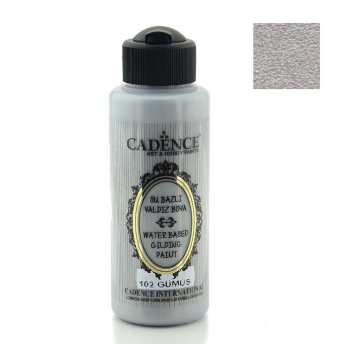 SUBAZLI YALDIZ BOYA 102 GÜMÜŞ 120ML