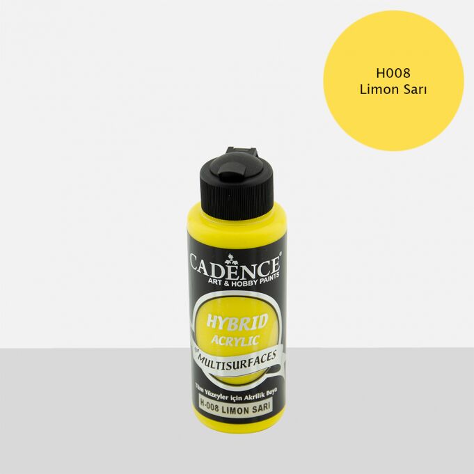 HYBRID AKR. MULTISURFACES H-008 LİMON SARI 120ML