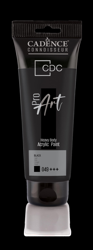PROART HEAVY BODY AKRİLİK BOYA PR-049 SİYAH 120ML