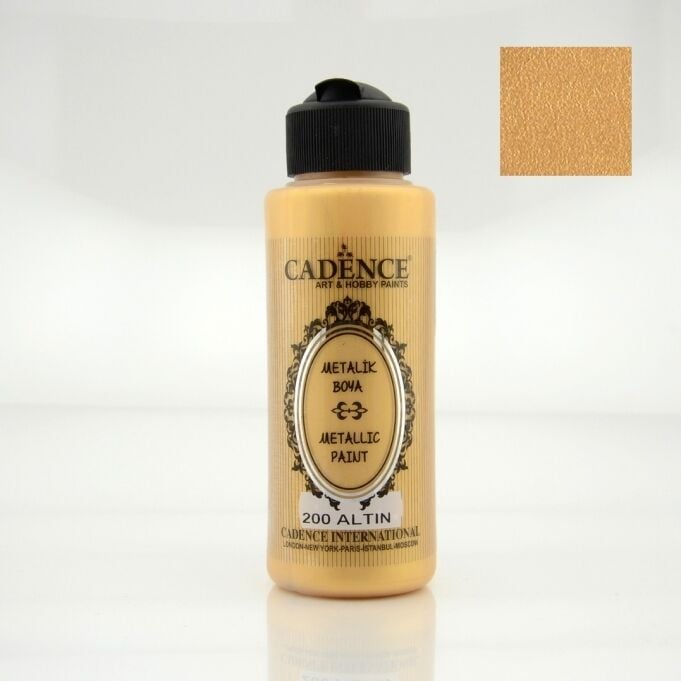200 Altın 120ML Metalik Boya