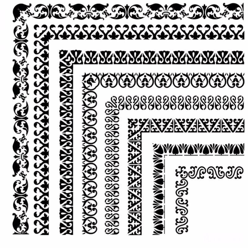 HOME DECOR MİNİ STENCIL HDM-196 25X25