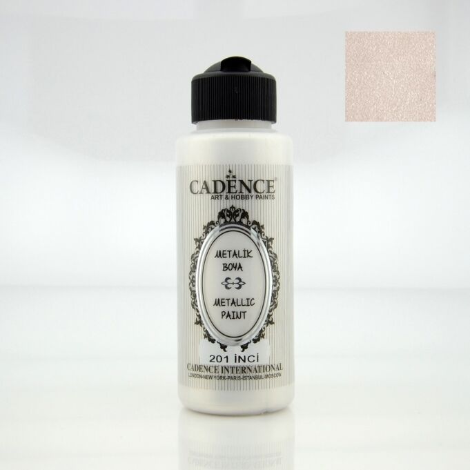 METALİK SEDEFLİ BOYA 201 İNCİ 120ML