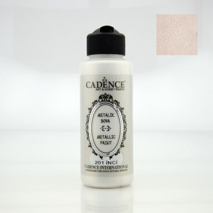 METALİK SEDEFLİ BOYA 201 İNCİ 120ML