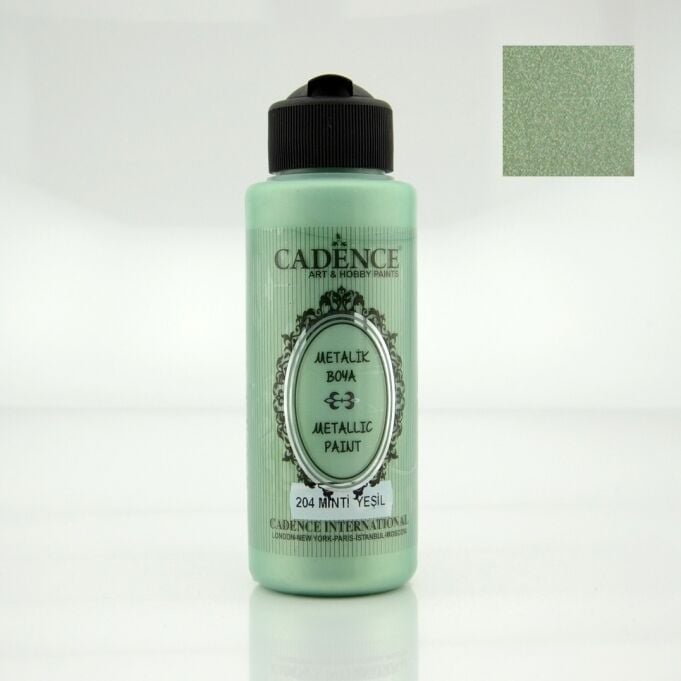 204 Mint Yeşili 120ML Metalik Boya