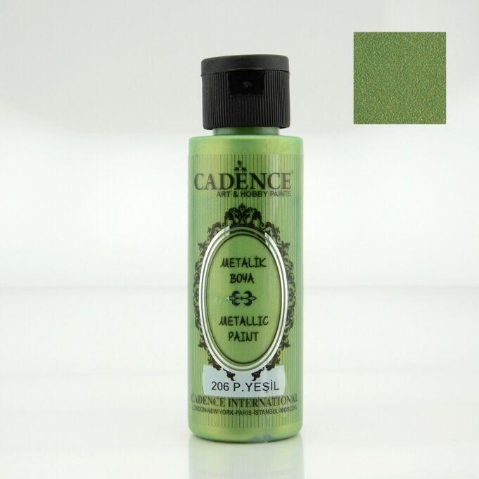 206 Pastel Yeşili 70ML Metalik Boya