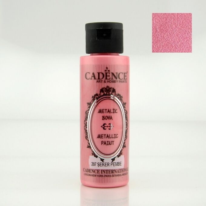 207 Şeker Pembe  70ML Metalik Boya