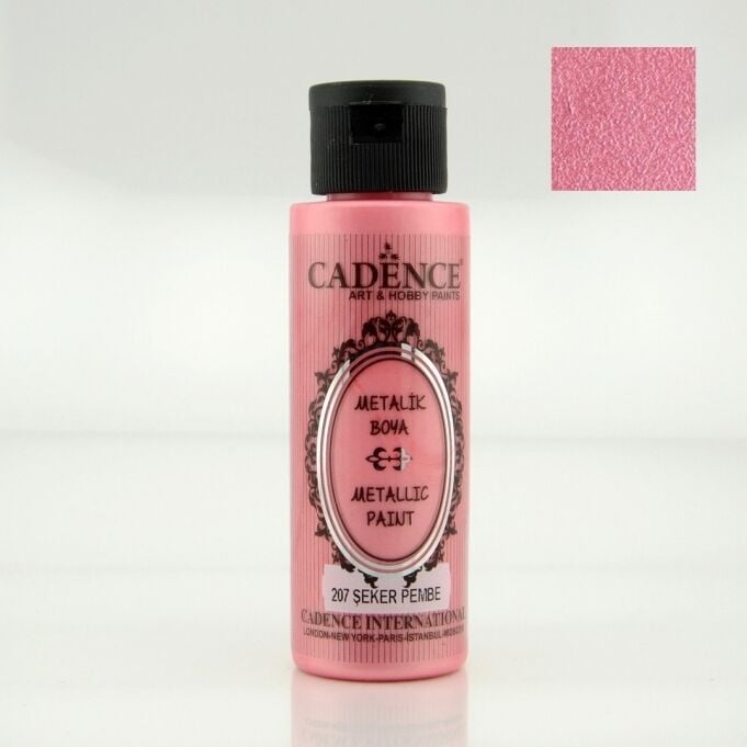 207 Şeker Pembe  70ML Metalik Boya