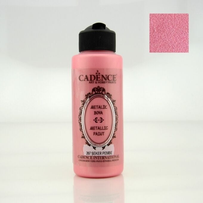 207 Şeker Pembe 120ML Metalik Boya